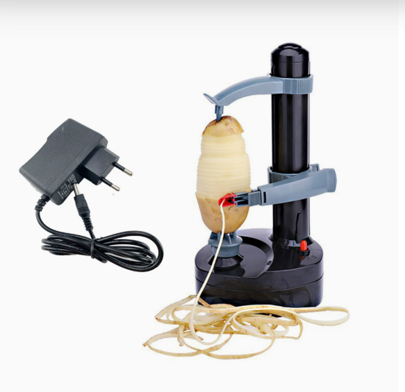 Éplucheur de fruits électrique multifonctionnel, outil d'épluchage de pommes de terre et de pommes en acier inoxydable pour la cuisine_voghion.com